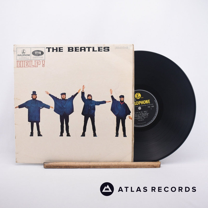 The Beatles Help! LP Vinyl Record - Front Cover & Record