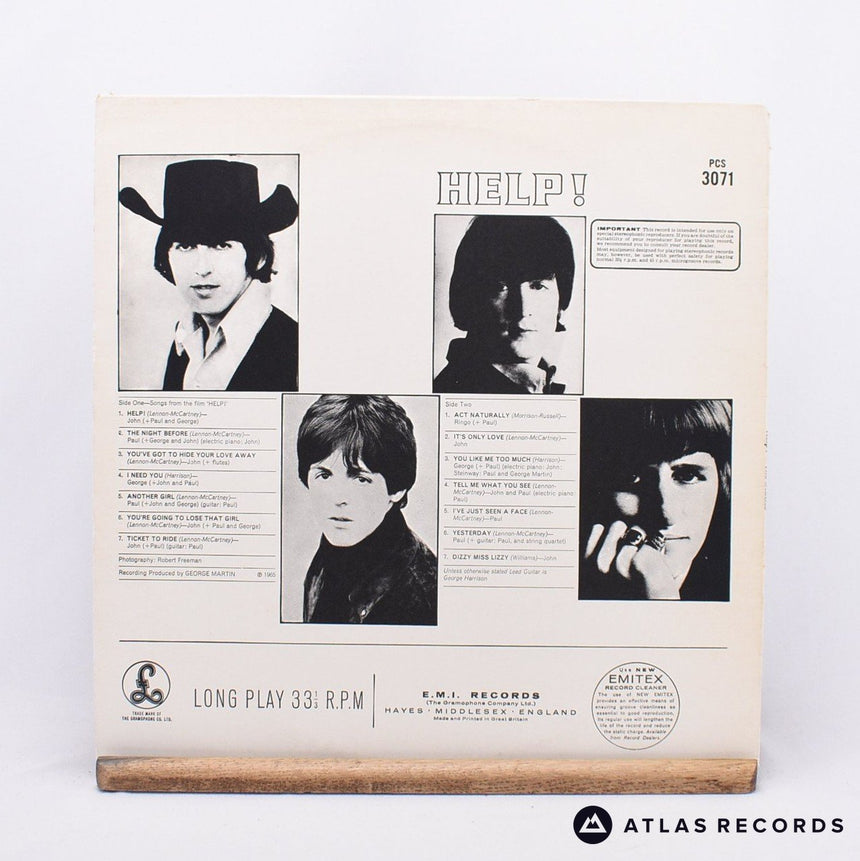 The Beatles - Help! - Htm Reissue Stereo -4 -4 LP Vinyl Record - VG+/EX