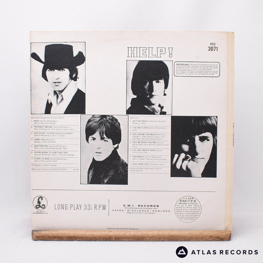 The Beatles - Help! - Reissue Stereo LP Vinyl Record - EX/EX