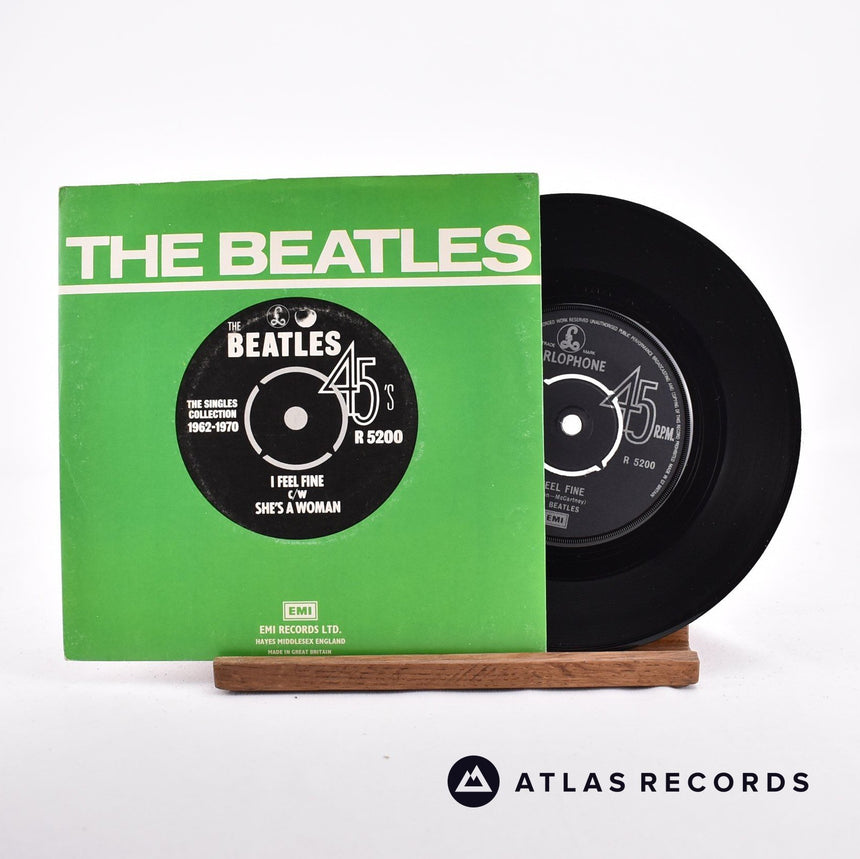 The Beatles I Feel Fine 7" Vinyl Record - Front Cover & Record