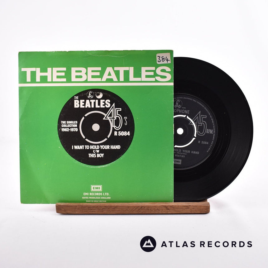 The Beatles I Want To Hold Your Hand 7" Vinyl Record - Front Cover & Record