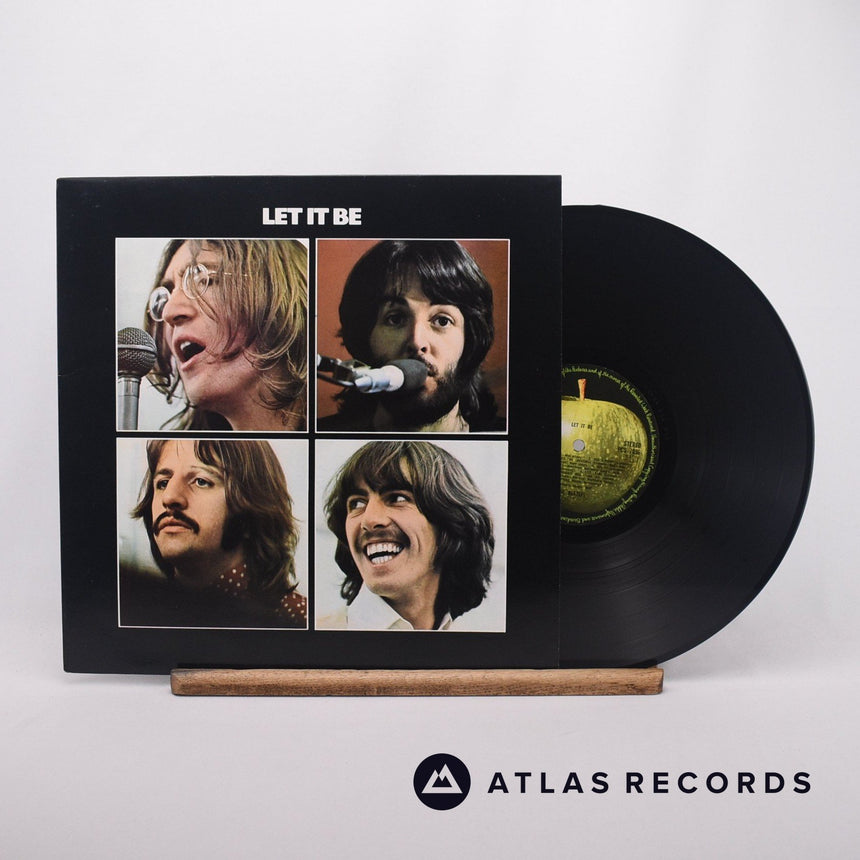 The Beatles Let It Be LP Vinyl Record - Front Cover & Record