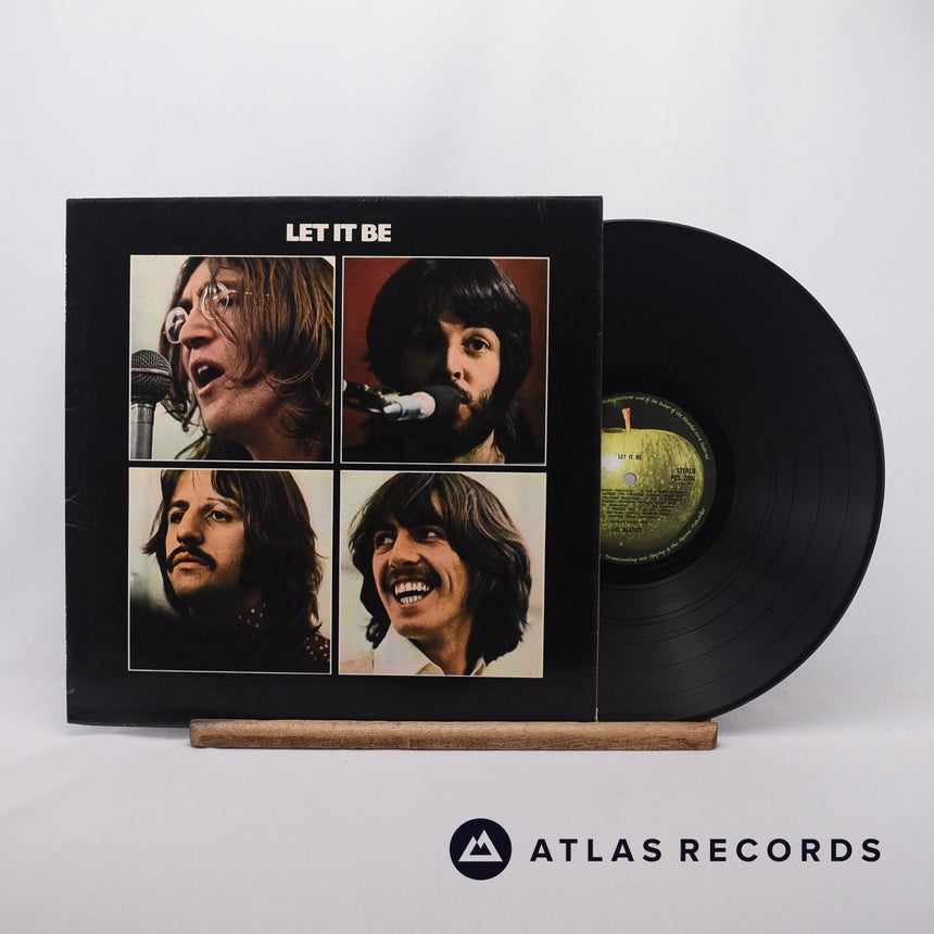 The Beatles Let It Be LP Vinyl Record - Front Cover & Record