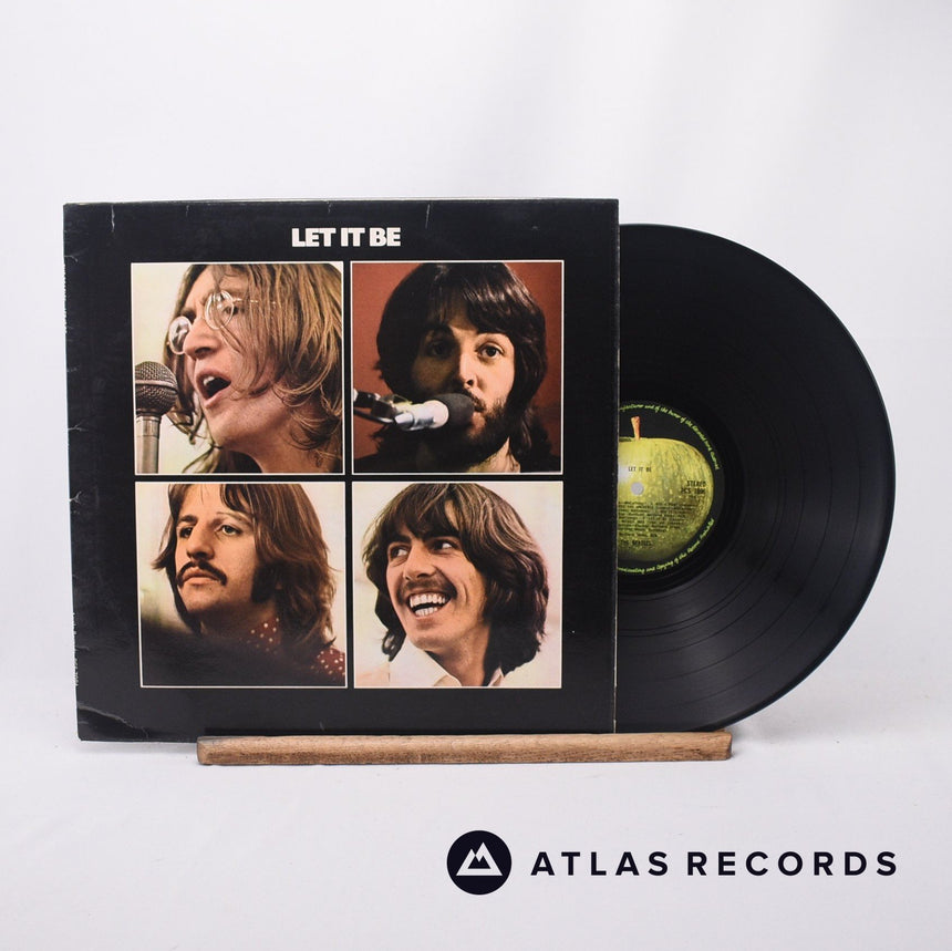 The Beatles Let It Be LP Vinyl Record - Front Cover & Record