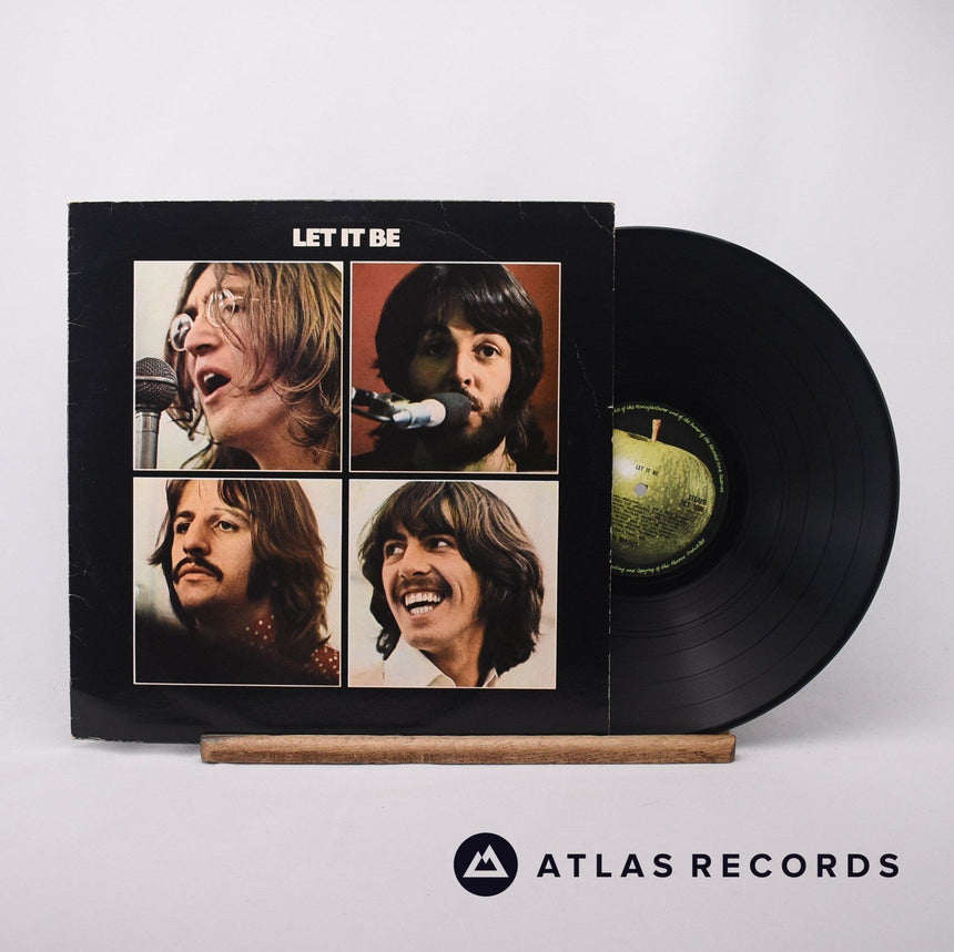 The Beatles Let It Be LP Vinyl Record - Front Cover & Record