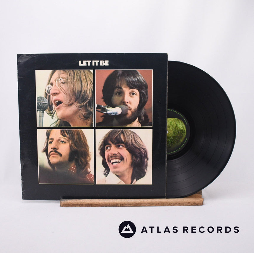 The Beatles Let It Be LP Vinyl Record - Front Cover & Record