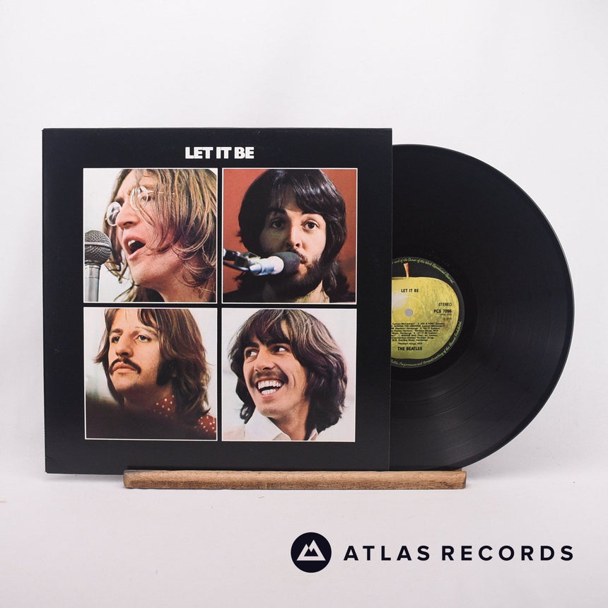 The Beatles Let It Be LP Vinyl Record - Front Cover & Record