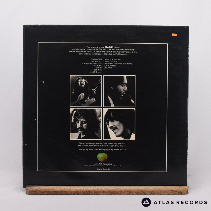 The Beatles - Let It Be - Repress -2U -3U LP Vinyl Record - VG+/EX