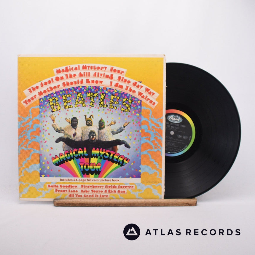 The Beatles Magical Mystery Tour LP Vinyl Record - Front Cover & Record