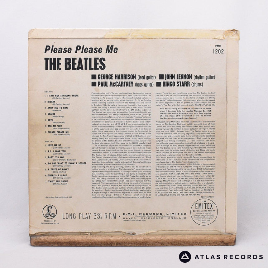 The Beatles - Please Please Me - XEX421-1N LP Vinyl Record - G/VG+