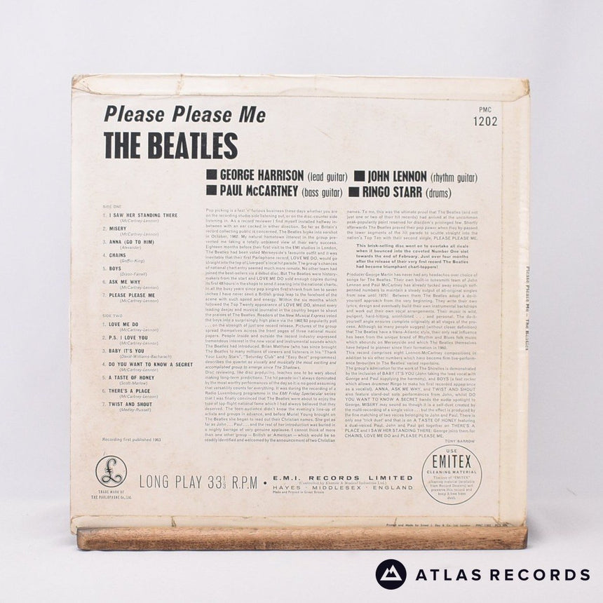 The Beatles - Please Please Me - Fourth Press Mono LP Vinyl Record - VG+/VG+