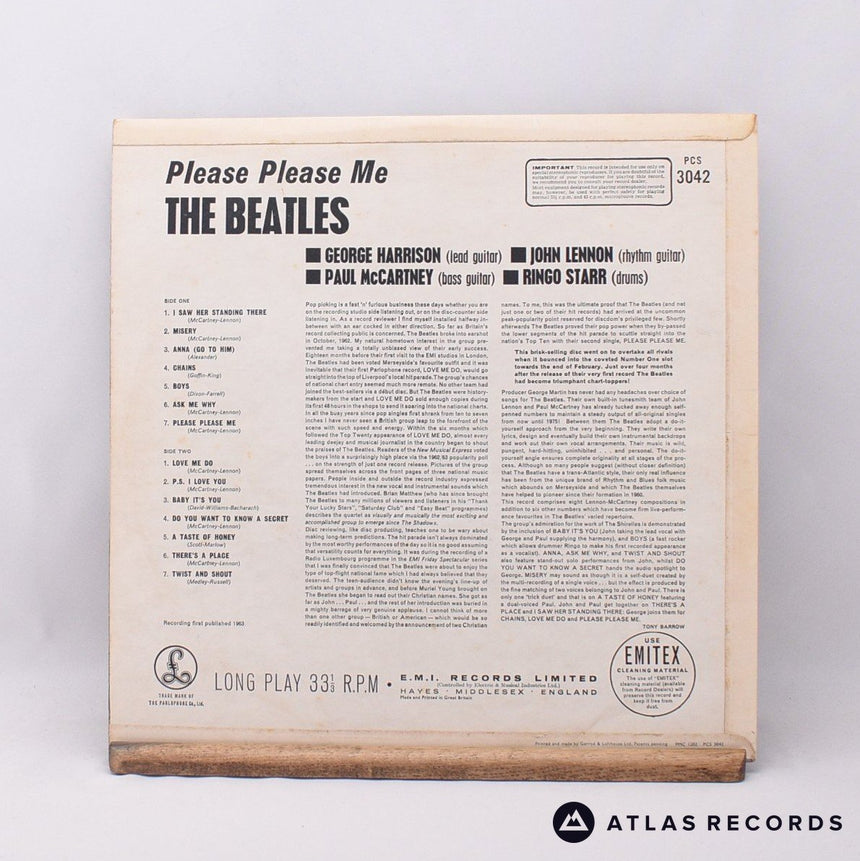 The Beatles - Please Please Me - Reissue Stereo -1 -1 LP Vinyl Record - EX/EX