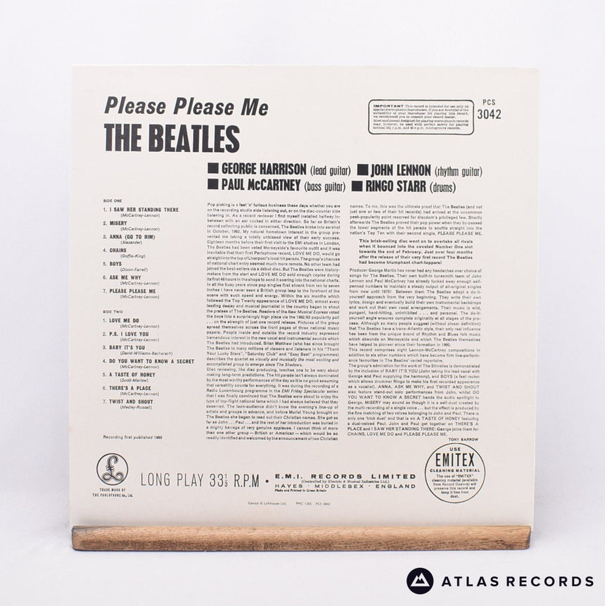 The Beatles - Please Please Me - Reissue Stereo -4 -4 LP Vinyl Record - EX/EX