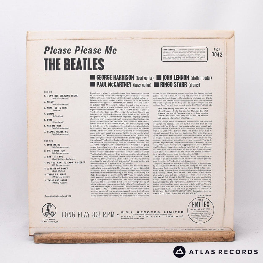 The Beatles - Please Please Me - Reissue Stereo -1 -1 KT LP Vinyl Record - EX/EX