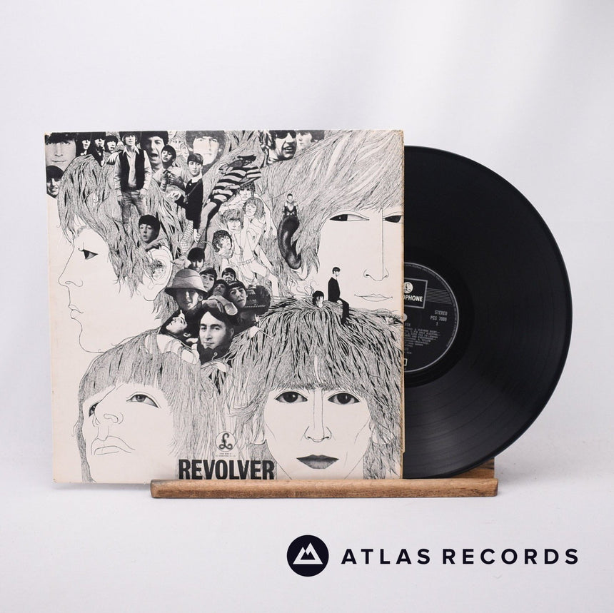 The Beatles Revolver LP Vinyl Record - Front Cover & Record