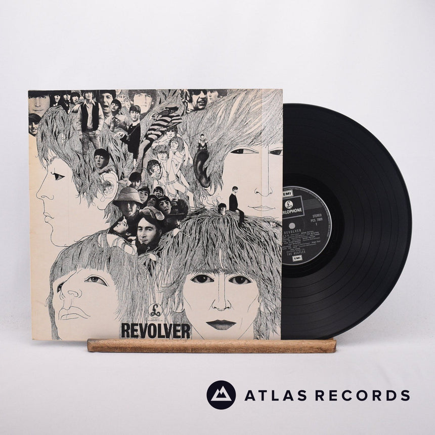 The Beatles Revolver LP Vinyl Record - Front Cover & Record