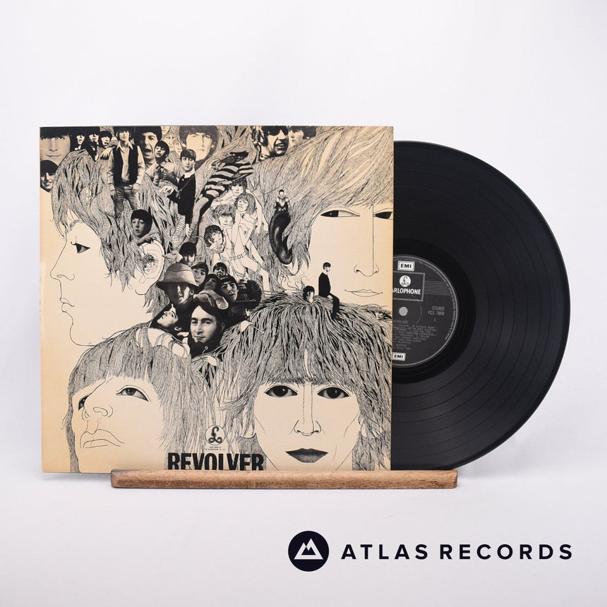 The Beatles Revolver LP Vinyl Record - Front Cover & Record