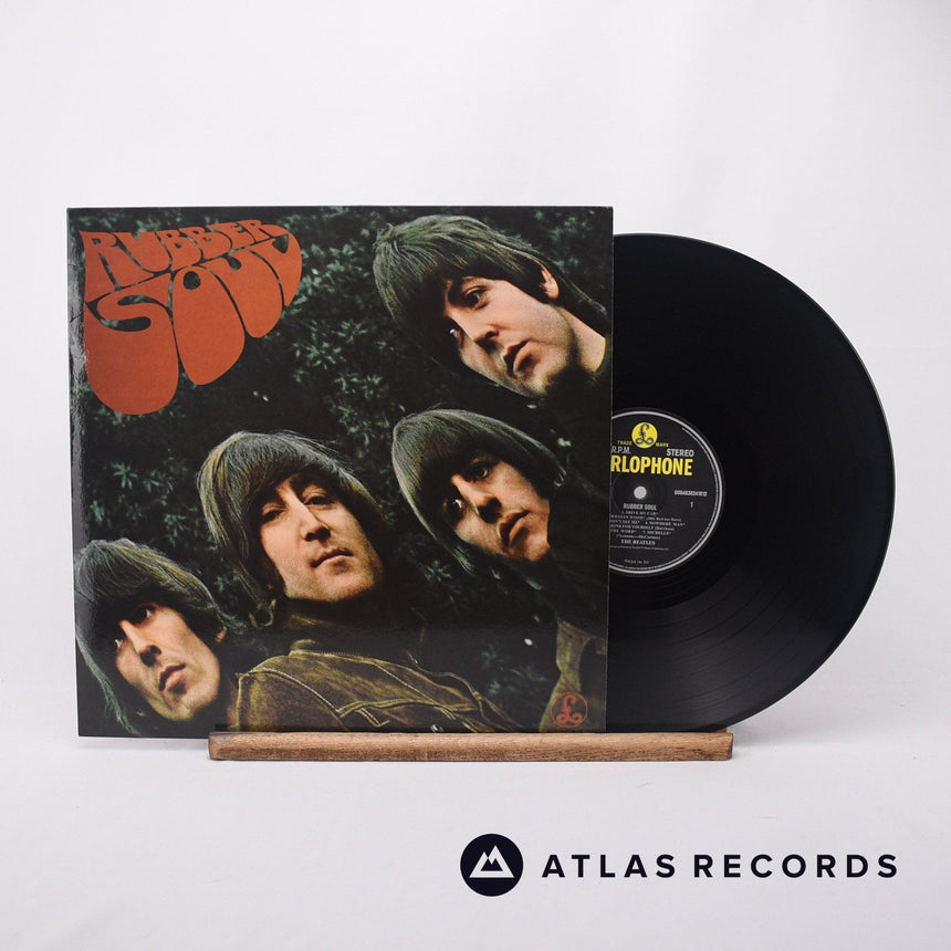 The Beatles Rubber Soul LP Vinyl Record - Front Cover & Record
