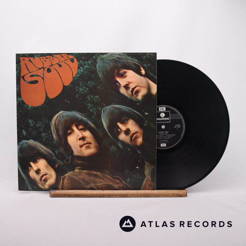 The Beatles Rubber Soul LP Vinyl Record - Front Cover & Record
