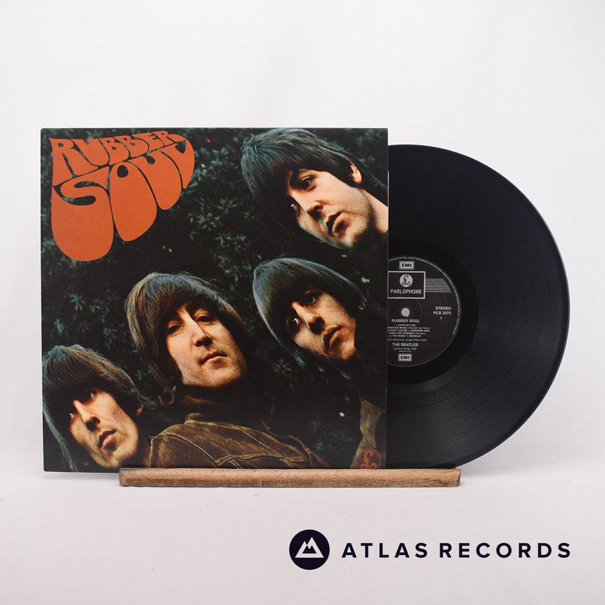 The Beatles Rubber Soul LP Vinyl Record - Front Cover & Record