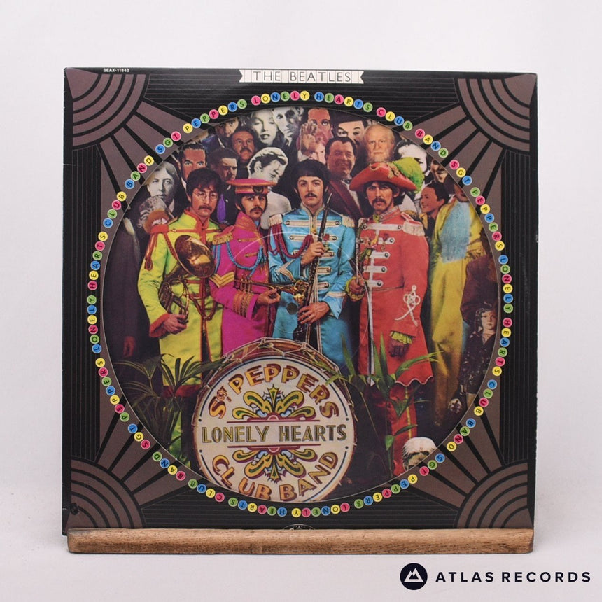 The Beatles Sgt. Pepper's Lonely Hearts Club Band LP Vinyl Record - Front Cover & Record