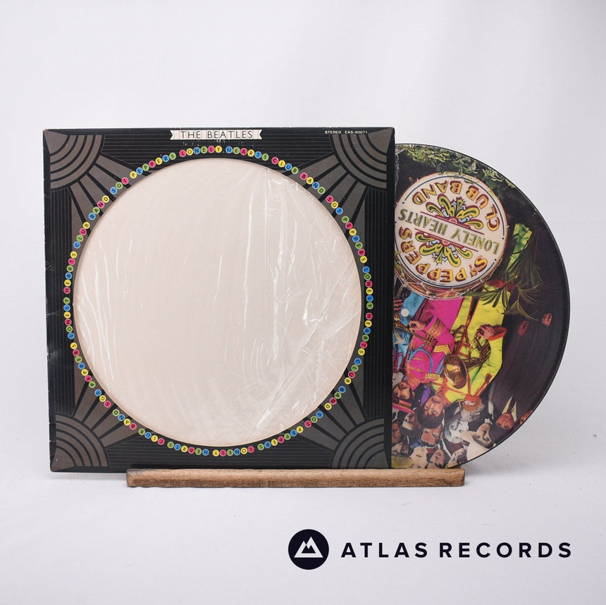 The Beatles Sgt. Pepper's Lonely Hearts Club Band LP Vinyl Record - Front Cover & Record