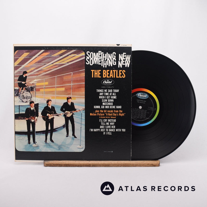The Beatles Something New LP Vinyl Record - Front Cover & Record