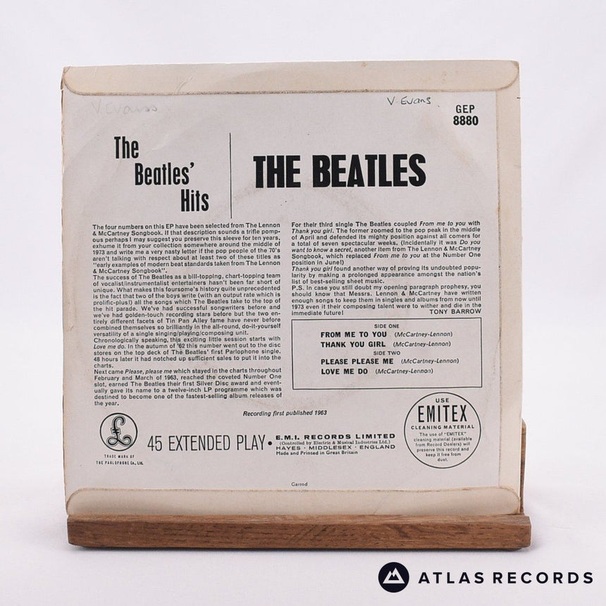 The Beatles - The Beatles' Hits - Mono 7" EP Vinyl Record - VG+/VG+