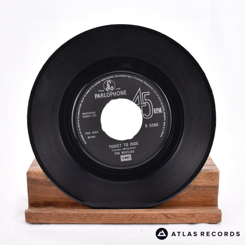 The Beatles - Ticket To Ride - 7" Vinyl Record - EX/VG+