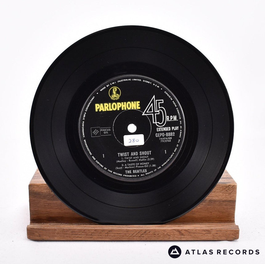 The Beatles - Twist And Shout - Mono 7" EP Vinyl Record - EX/EX