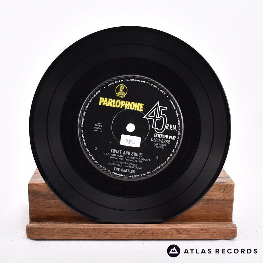 The Beatles - Twist And Shout - Mono 7" EP Vinyl Record - EX/EX