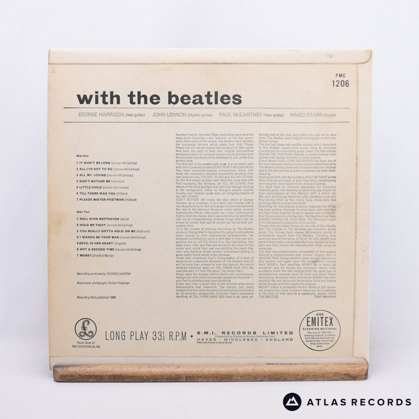 The Beatles - With The Beatles - Mono 7-N -7N LP Vinyl Record - VG+/VG+
