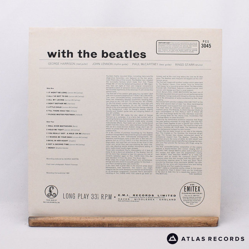 The Beatles - With The Beatles - Reissue Stereo -5 -6 LP Vinyl Record - EX/EX