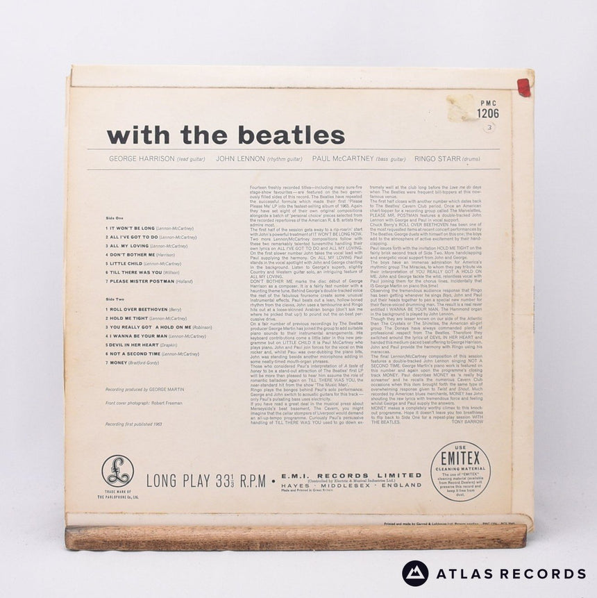 The Beatles - With The Beatles - Mono 7N 7N LP Vinyl Record - VG+/VG+