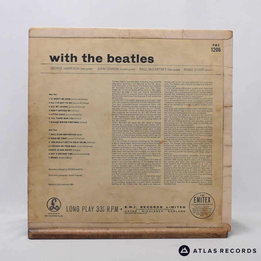 The Beatles - With The Beatles - Mono -5 -6 LP Vinyl Record - VG/VG+