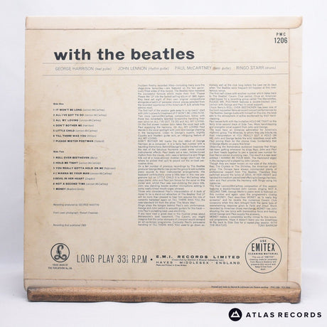 The Beatles - With The Beatles - Mono -1N -1N KT LP Vinyl Record - VG+/VG+