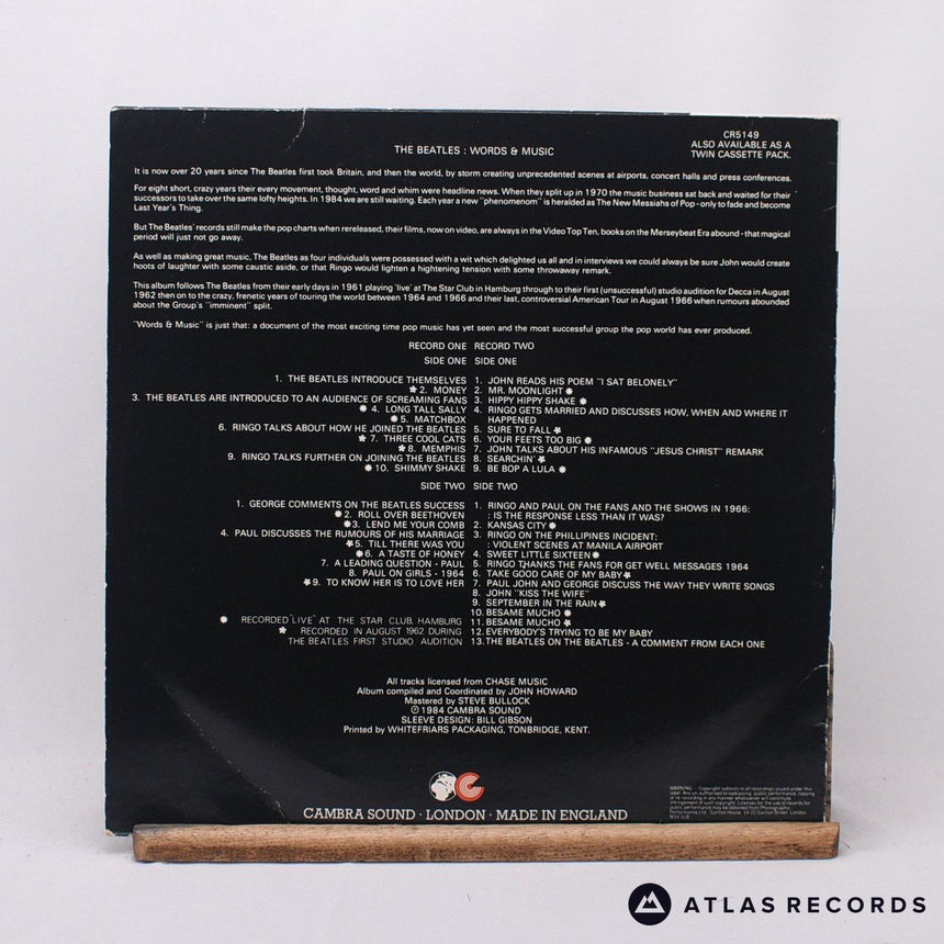 The Beatles - Words & Music - 2 x LP Vinyl Record - VG+/VG+