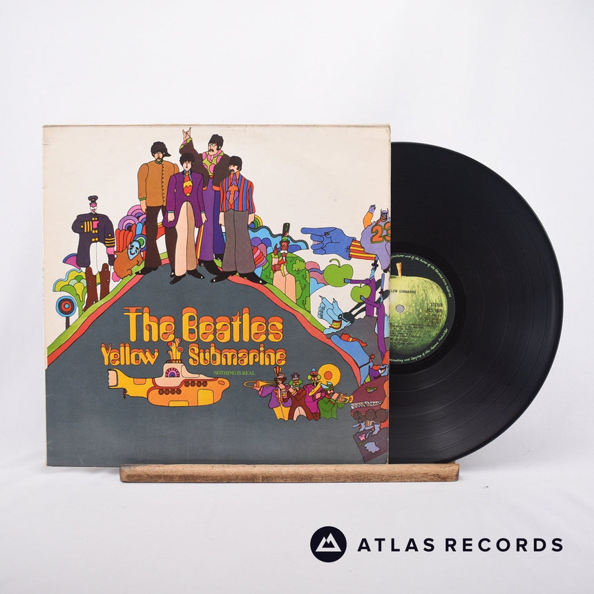 The Beatles Yellow Submarine LP Vinyl Record - Front Cover & Record