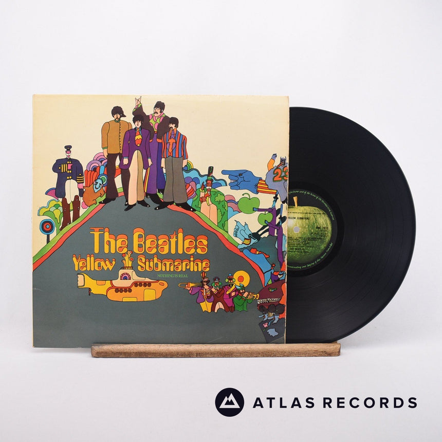 The Beatles Yellow Submarine LP Vinyl Record - Front Cover & Record