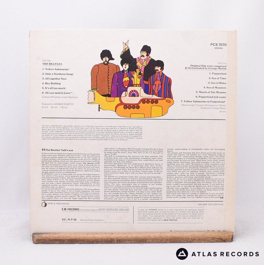 The Beatles - Yellow Submarine - A 21 B 21 LP Vinyl Record - EX/VG+