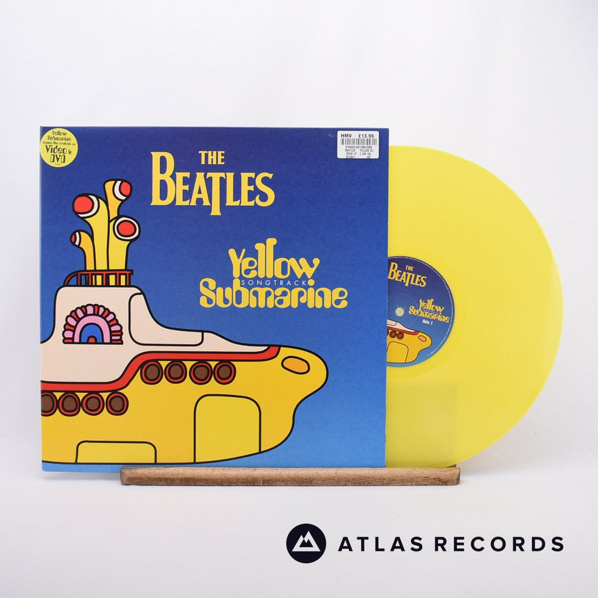 The Beatles Yellow Submarine Songtrack LP Vinyl Record - Front Cover & Record