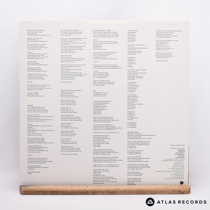 The Beautiful South - Choke - LP Vinyl Record - EX/EX