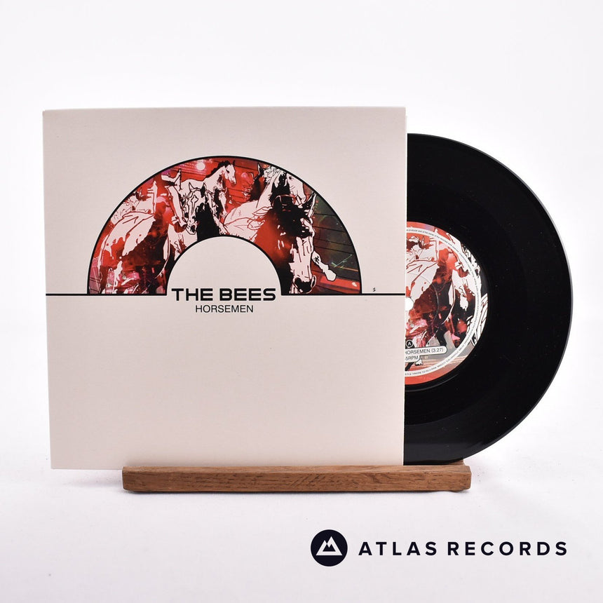 The Bees Horsemen 7" Vinyl Record - Front Cover & Record