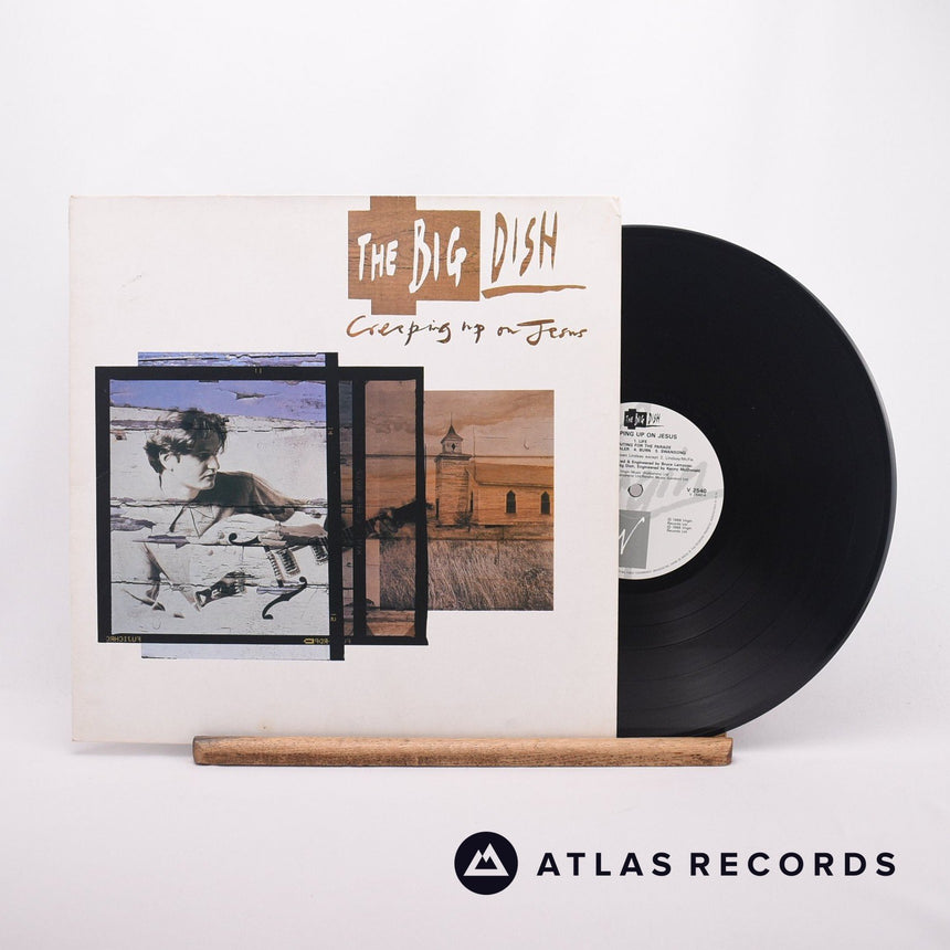 The Big Dish Creeping Up On Jesus LP Vinyl Record - Front Cover & Record