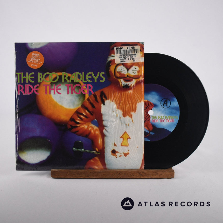 The Boo Radleys Ride The Tiger 7" Vinyl Record - Front Cover & Record