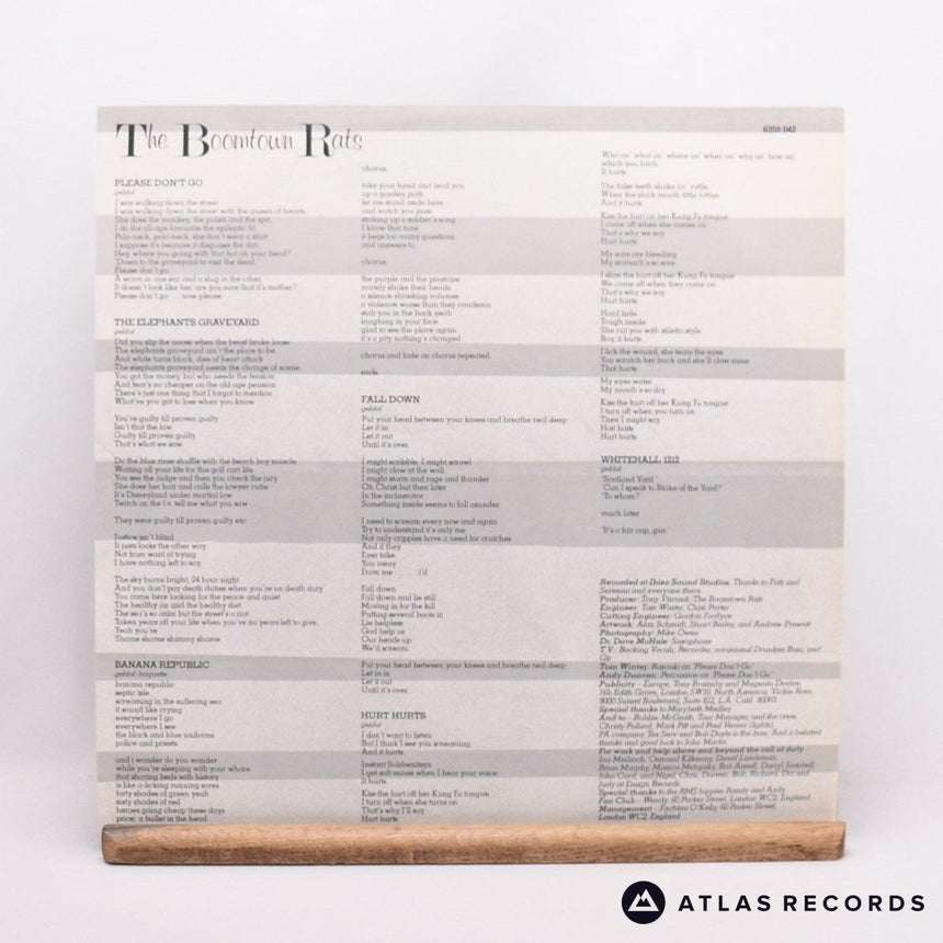The Boomtown Rats - Mondo Bongo - LP Vinyl Record - EX/EX