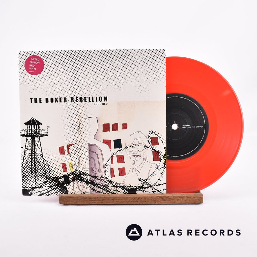 The Boxer Rebellion Code Red 7" Vinyl Record - Front Cover & Record