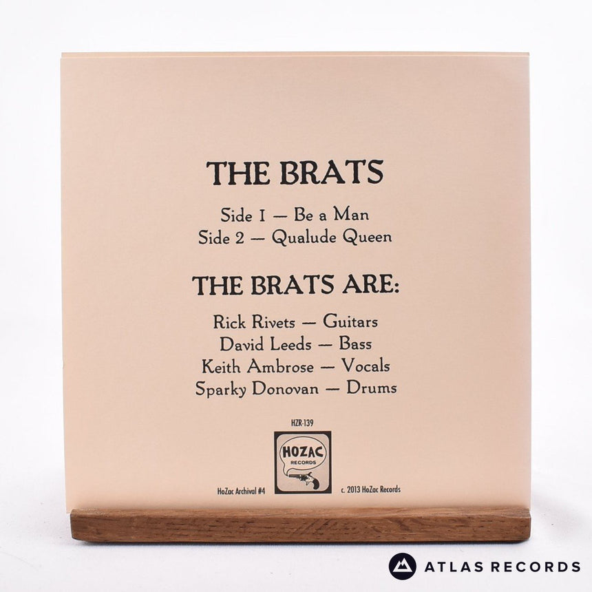 The Brats - Be A Man - Limited Edition 7" Vinyl Record - EX/EX