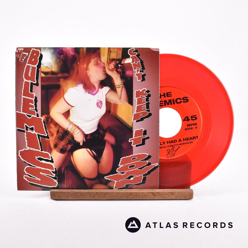 The Bulemics Can't Keep It Down 7" Vinyl Record - Front Cover & Record
