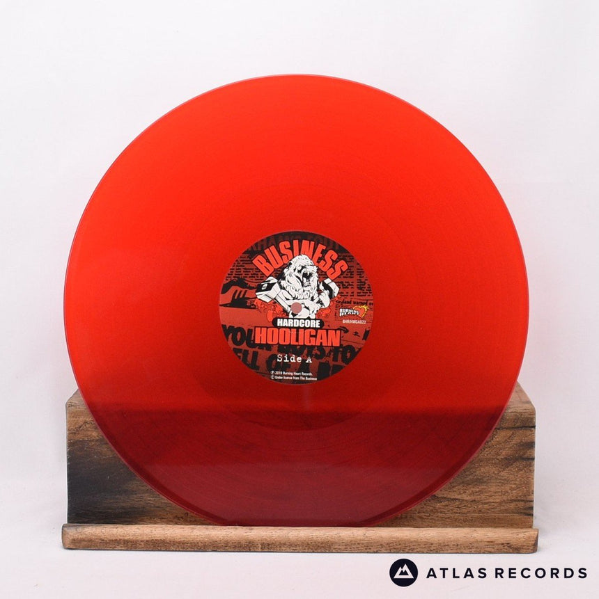The Business - Hardcore Hooligan - Red Gatefold Sweden LP Vinyl Record - NM/NM
